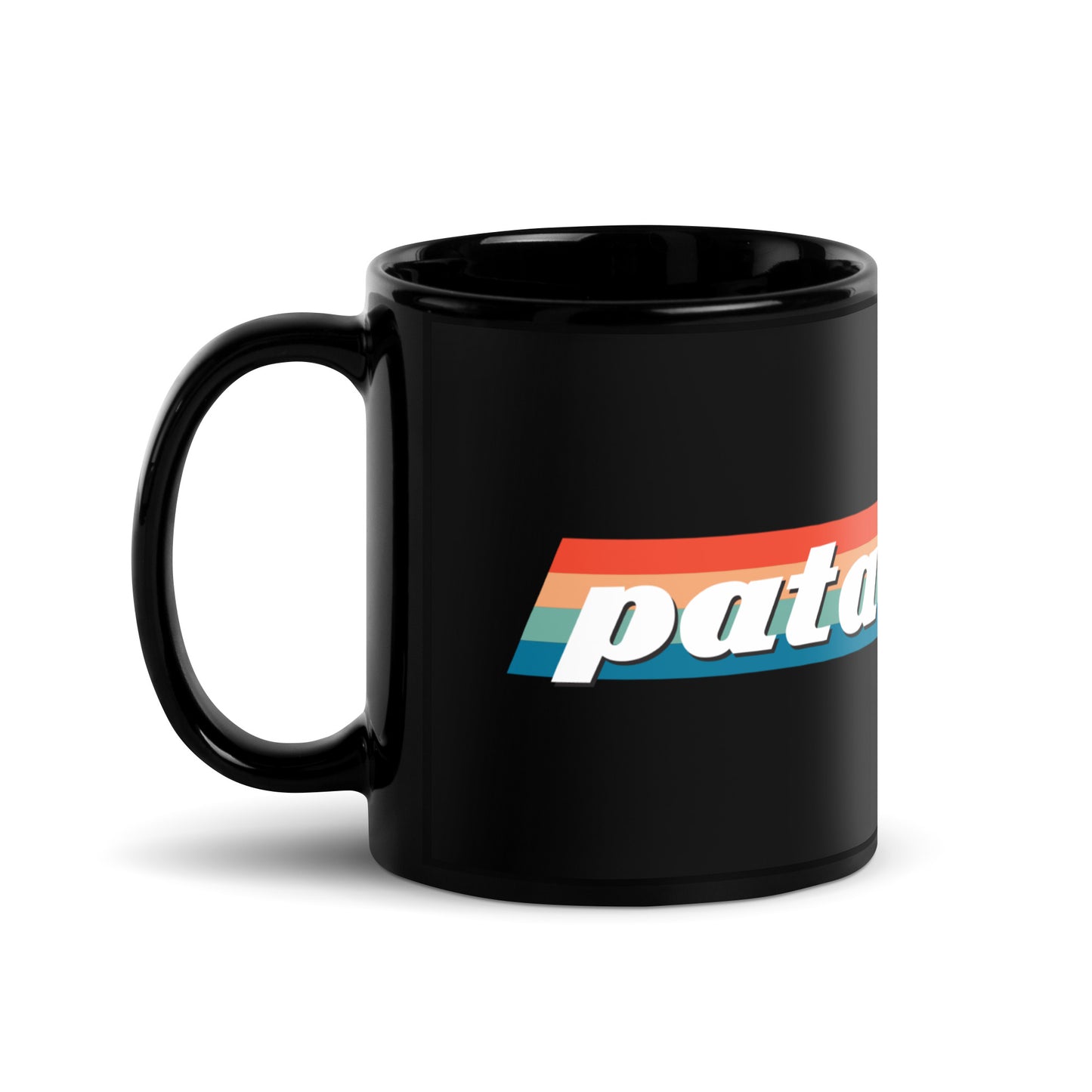 Patavision's Black Glossy Mug
